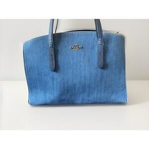 Coach Charlie Denim Tote Bag 2way